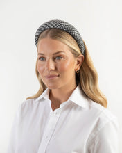 Load image into Gallery viewer, THE BLACK AND WHITE CHECK HEADBAND
