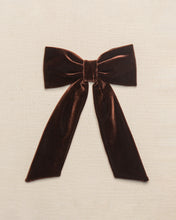 Load image into Gallery viewer, THE CHOCOLATE BROWN VELVET BOW
