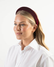 Load image into Gallery viewer, THE BURGUNDY VELVET HEADBAND
