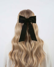 Load image into Gallery viewer, THE OLIVE VELVET CLASSIC BOW
