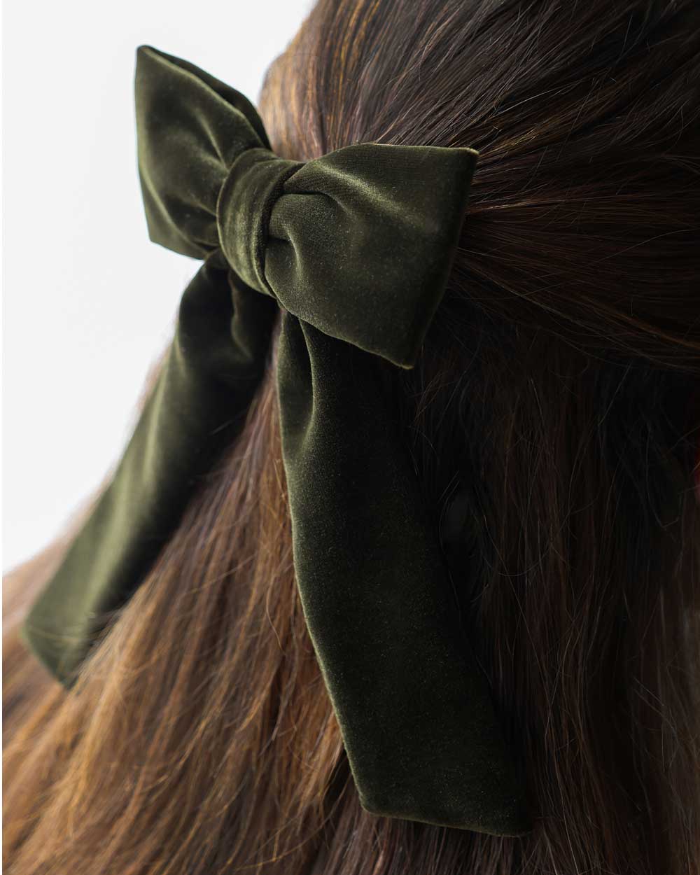 Hot Wunderkin OSSG Bow Olive Velvet