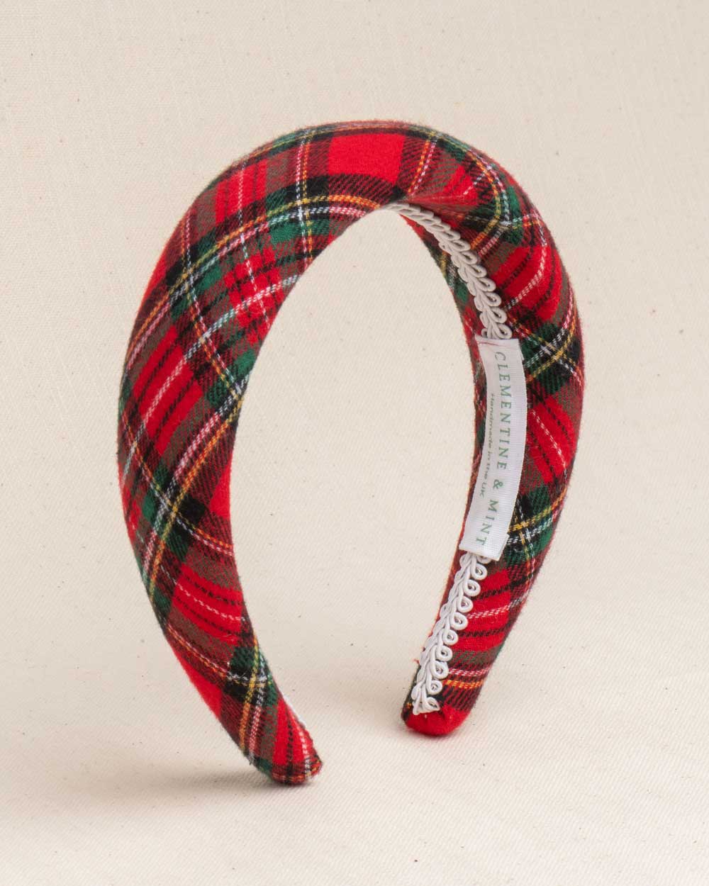 THE RED TARTAN HEADBAND