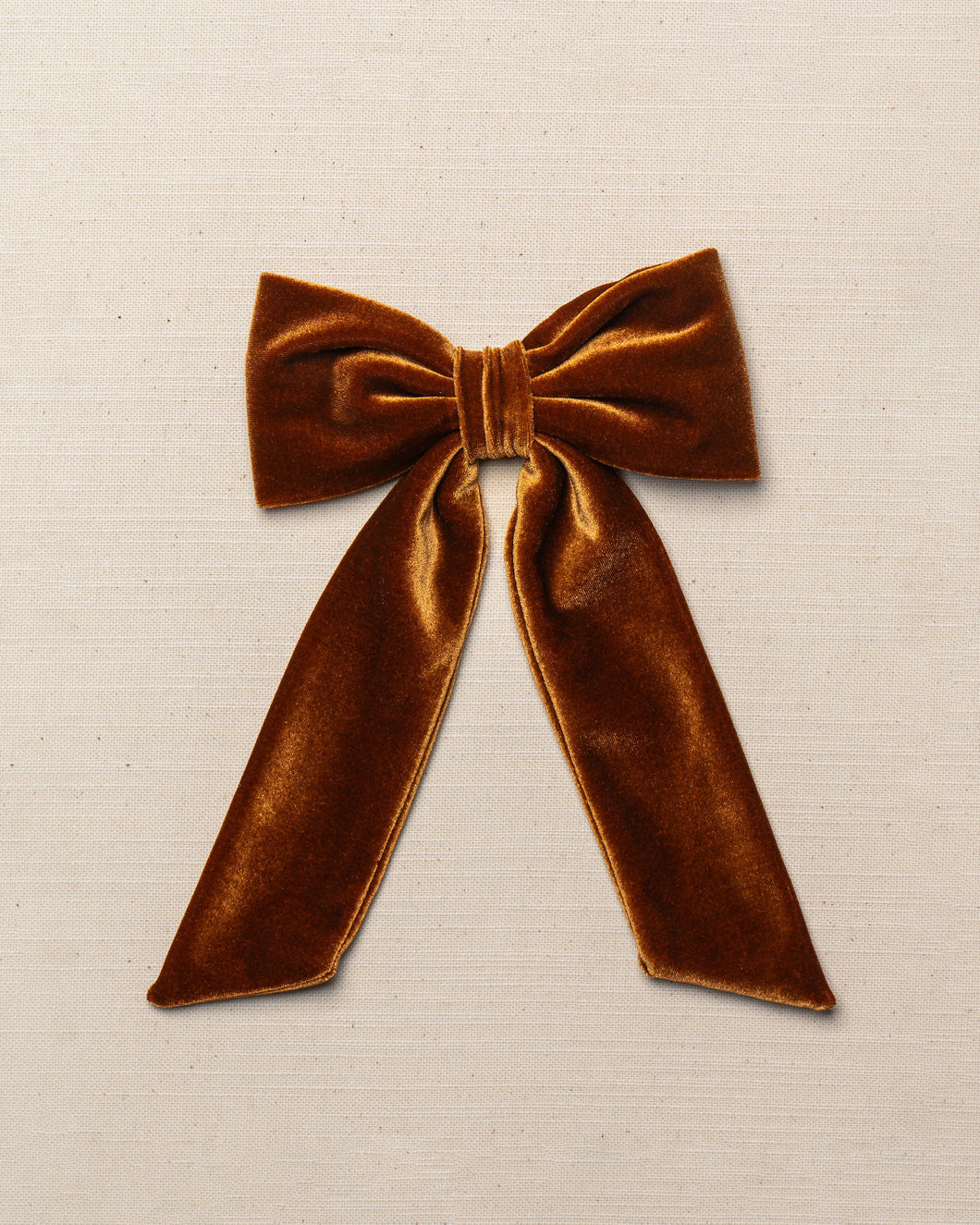 THE CINNAMON VELVET BOW