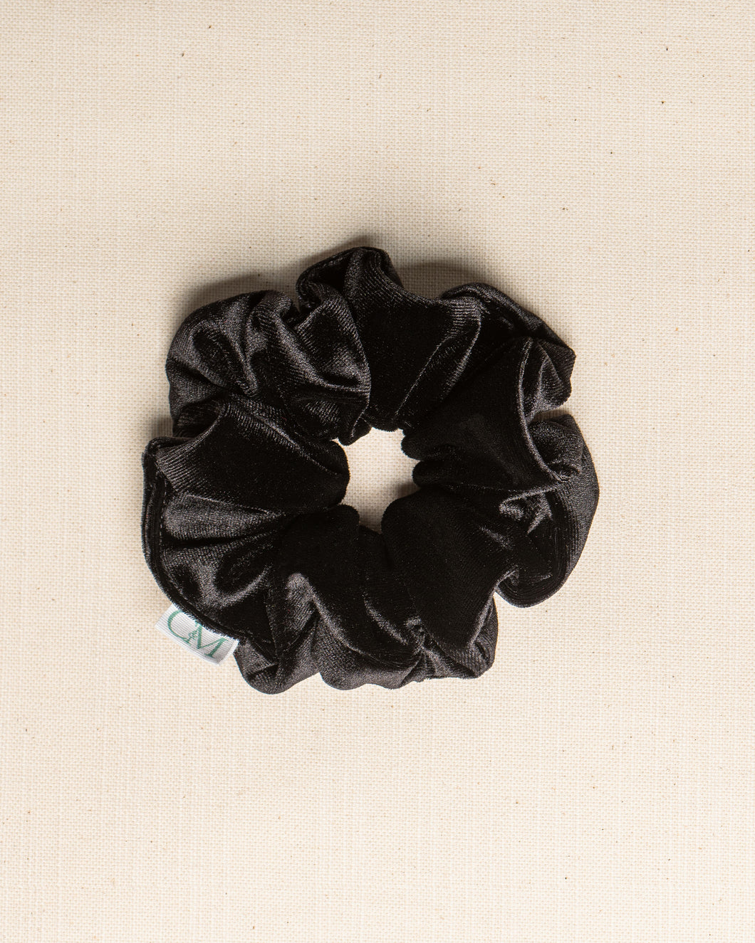 THE BLACK VELVET SCRUNCHIE