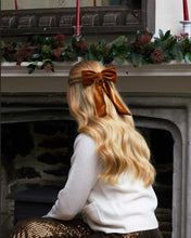 Load image into Gallery viewer, THE CINNAMON VELVET BOW
