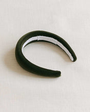 Load image into Gallery viewer, THE OLIVE GREEN VELVET HEADBAND
