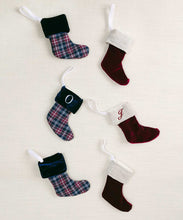 Load image into Gallery viewer, THE BURGUNDY VELVET STOCKING DECORATION
