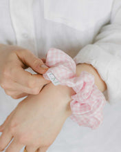 Load image into Gallery viewer, THE PINK GINGHAM SCRUNCHIE
