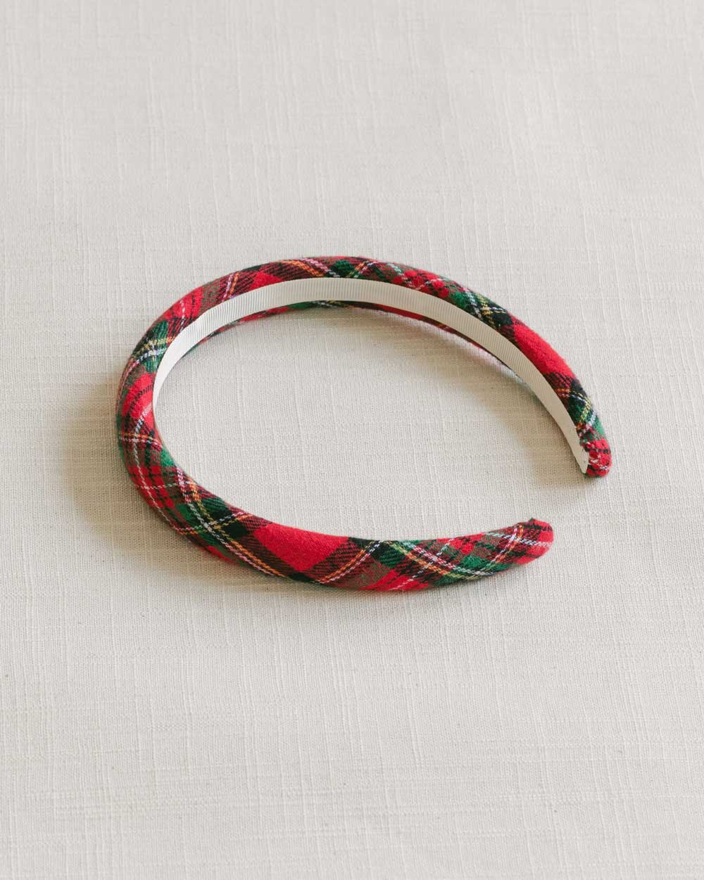 THE RED TARTAN CHILDREN'S HEADBAND