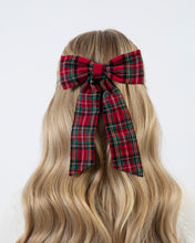 Load image into Gallery viewer, THE RED TARTAN CLASSIC BOW
