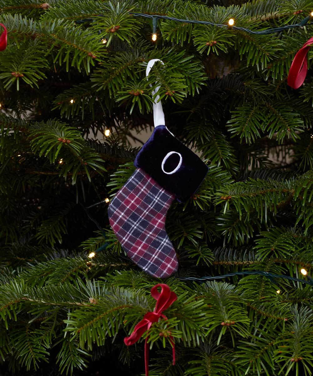 THE C&M TARTAN STOCKING DECORATION