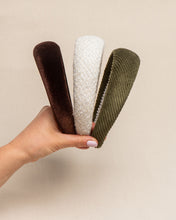 Load image into Gallery viewer, THE CREAM TWEED HEADBAND
